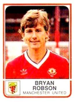 1983-84 Panini Football 84 (UK) #160 Bryan Robson Front