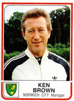 1983-84 Panini Football 84 (UK) #174 Ken Brown Front