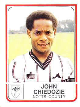 1983-84 Panini Football 84 (UK) #209 John Chiedozie Front