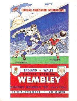 1983-84 Panini Football 84 (UK) #251 England v Wales 1952 Front