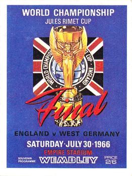 1983-84 Panini Football 84 (UK) #258 England v West Germany 1966 Front