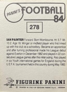 1983-84 Panini Football 84 (UK) #278 Ian Painter Back