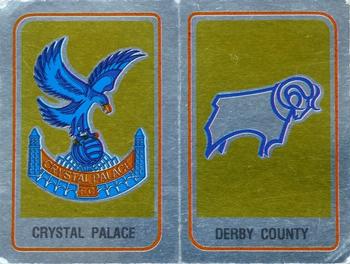 1983-84 Panini Football 84 (UK) #408 Crystal Palace / Derby County Badge Front