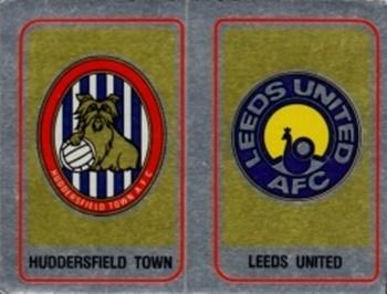 1983-84 Panini Football 84 (UK) #414 Huddersfeld Town / Leeds United Badge Front