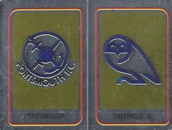 1983-84 Panini Football 84 (UK) #423 Portsmouth / Sheffield Wednesday Badge Front