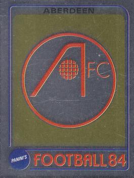 1983-84 Panini Football 84 (UK) #438 Aberdeen Club Badge Front