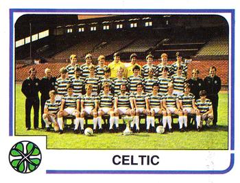1983-84 Panini Football 84 (UK) #447 Celtic Team Group Front
