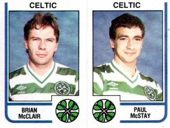 1983-84 Panini Football 84 (UK) #452 Brian McClair / Paul McStay Front