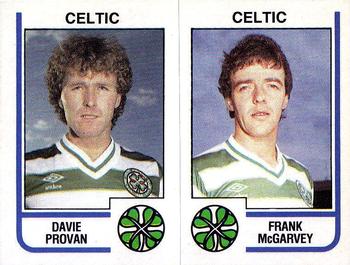 1983-84 Panini Football 84 (UK) #453 Davie Provan / Frank McGarvey Front