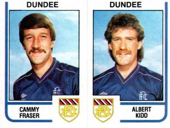 1983-84 Panini Football 84 (UK) #461 Cammy Fraser / Albert Kidd Front