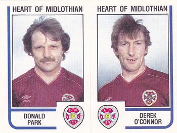 1983-84 Panini Football 84 (UK) #480 Donald Park / Derek O'Connor Front