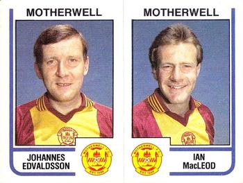 1983-84 Panini Football 84 (UK) #495 Johannes Edvaldsson / Ian MacLeod Front
