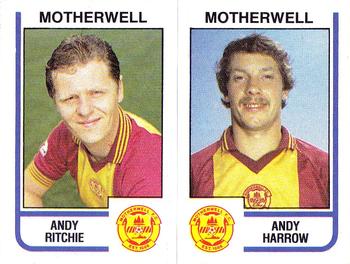 1983-84 Panini Football 84 (UK) #498 Andy Ritchie / Andy Harrow Front