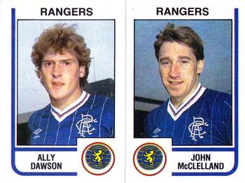 1983-84 Panini Football 84 (UK) #503 Ally Dawson / John McClelland Front