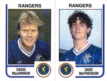 1983-84 Panini Football 84 (UK) #504 David MacKinnon / Dave McPherson Front
