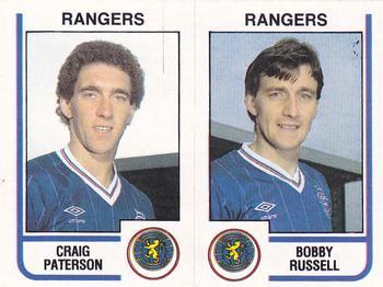 1983-84 Panini Football 84 (UK) #505 Craig Paterson / Bobby Russell Front