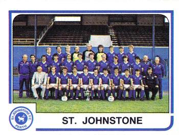 1983-84 Panini Football 84 (UK) #509 St. Johnstone Team Group Front
