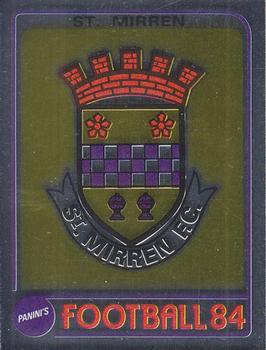 1983-84 Panini Football 84 (UK) #518 St. Mirren Club Badge Front
