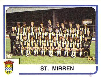1983-84 Panini Football 84 (UK) #519 St. Mirren Team Group Front