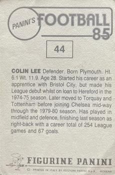 1984-85 Panini Football 85 (UK) #44 Colin Lee Back