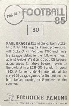 1984-85 Panini Football 85 (UK) #80 Paul Bracewell Back