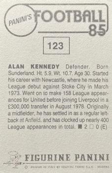 1984-85 Panini Football 85 (UK) #123 Alan Kennedy Back