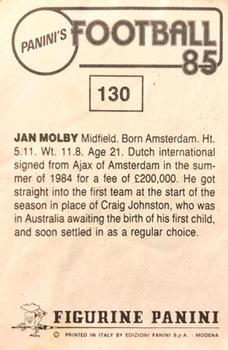 1984-85 Panini Football 85 (UK) #130 Jan Molby Back