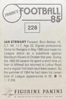 1984-85 Panini Football 85 (UK) #228 Ian Stewart Back