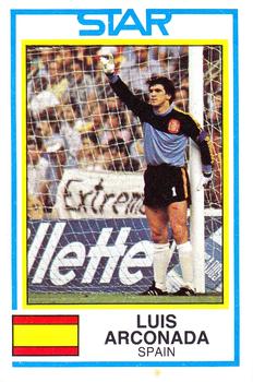 1984-85 Panini Football 85 (UK) #251 Luis Arcanada Front