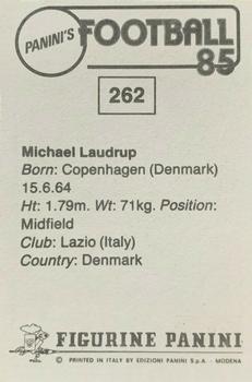 1984-85 Panini Football 85 (UK) #262 Michael Laudrup Back