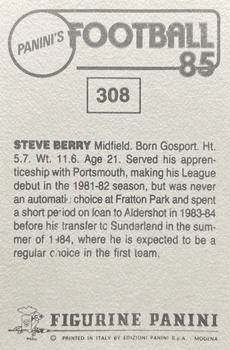 1984-85 Panini Football 85 (UK) #308 Steve Berry Back