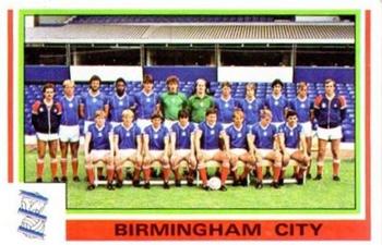 1984-85 Panini Football 85 (UK) #396 Birmingham City Team Photo Front