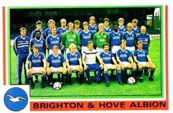 1984-85 Panini Football 85 (UK) #399 Brighton & Hove Albion Team Photo Front