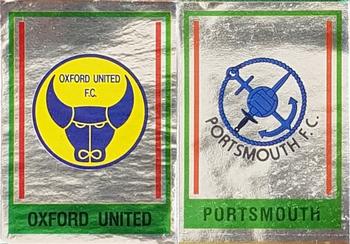 1984-85 Panini Football 85 (UK) #419 Oxford United / Portsmouth Badge Front