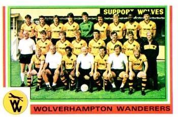 1984-85 Panini Football 85 (UK) #426 Wolverhampton Wanderers Team Photo Front
