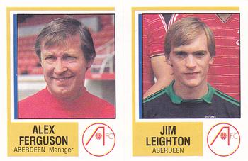 1984-85 Panini Football 85 (UK) #439 Alex Ferguson / Jim Leighton Front