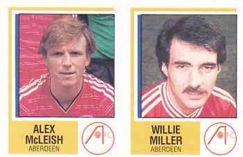 1984-85 Panini Football 85 (UK) #440 Alex McLeish / Willie Miller Front