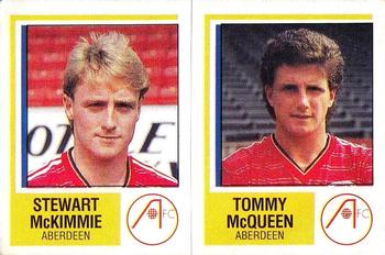 1984-85 Panini Football 85 (UK) #441 Stewart McKimmie / Tommy McQueen Front