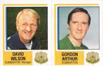 1984-85 Panini Football 85 (UK) #457 David Wilson / Gordon Arthur Front