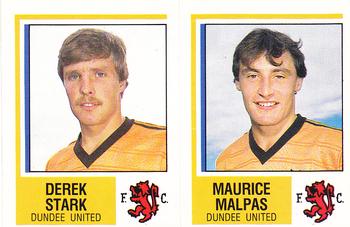 1984-85 Panini Football 85 (UK) #476 Derek Stark / Maurice Malpas Front