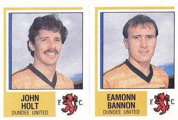 1984-85 Panini Football 85 (UK) #479 John Holt / Eamonn Bannon Front