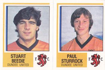 1984-85 Panini Football 85 (UK) #480 Stuart Beedie / Paul Sturrock Front
