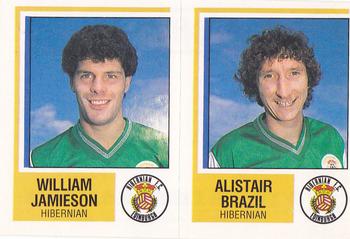 1984-85 Panini Football 85 (UK) #495 William Jamieson / Alistair Brazil Front