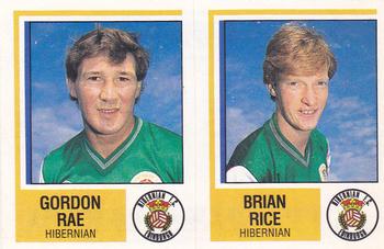 1984-85 Panini Football 85 (UK) #496 Gordon Rae / Brian Rice Front