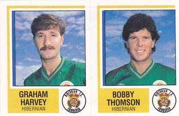1984-85 Panini Football 85 (UK) #499 Graham Harvey / Bobby Thomson Front