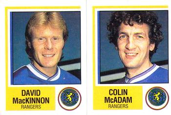 1984-85 Panini Football 85 (UK) #512 David MacKinnon / Colin McAdam Front