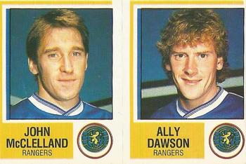 1984-85 Panini Football 85 (UK) #513 John McClelland / Ally Dawson Front