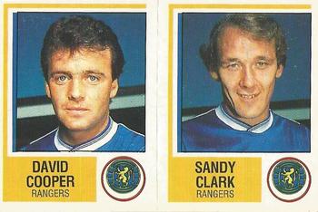 1984-85 Panini Football 85 (UK) #517 David Cooper / Sandy Clark Front