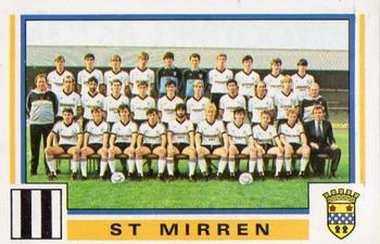 1984-85 Panini Football 85 (UK) #519 St. Mirren Team Group Front