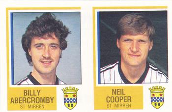 1984-85 Panini Football 85 (UK) #523 Billy Abercromby / Neil Cooper Front